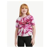 SzLg Justice Girls Dye Effect T-Shirt Az18