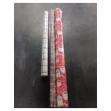 3pk Red/Black And Fun Christmas Wrapping Paper B82