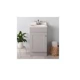 Project Source 18-in Gray Single Sink Vanity B100