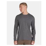 SZ XL George Men L/S Grey Shirt AZ47