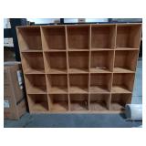 AS SHOWN! 20 Cubbie Storage Shelf C28