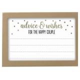 Kate & Milo Advice & Wishes Guest Sign Cards AZ23