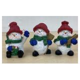 HOLIDAYS BY KIRKLAND COLLECTIBLE SNOWMEN, IN