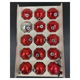 (15) Vintage Glass Christmas Ornaments including