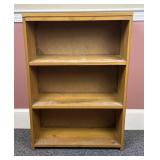 Pine Book Shelf 24"x9 1/2"x34 1/2"