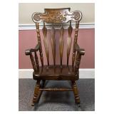 Virginia House Wooden Rocking Chair, in good