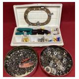 Assorted Screws, washers and electrical supplies