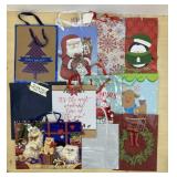 (11) Assorted size Christmas Gift Bags