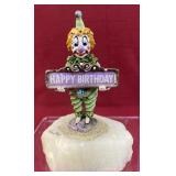 1985 Ron Lee Happy Birthday Clown Sculpture,