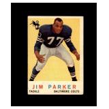 1959 Topps #132 Jim Parker RC VG to VG-EX+