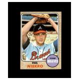 1968 Topps #257 Phil Niekro EX to EX-MT+