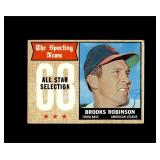 1968 Topps #365 Brooks Robinson AS VG to VG-EX+