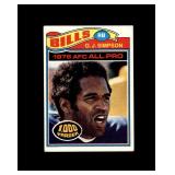 1977 Topps #100 OJ Simpson EX to EX-MT+