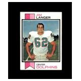 1973 Topps #341 Jim Langer EX to EX-MT+