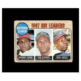 1968 Topps #3 Cepeda/Clemente/Aaron P/F to GD+