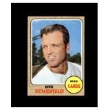 1968 Topps #588 Dick Schofield EX to EX-MT+