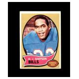 1970 Topps #90 OJ Simpson EX-MT to NRMT+