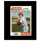 1974 Topps #283 Mike Schmidt P/F to GD+