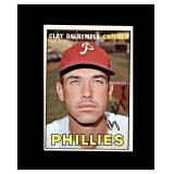 1967 Topps #53 Clay Dalrymple EX to EX-MT+