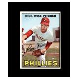 1967 Topps #37 Rick Wise EX to EX-MT+