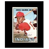 1967 Topps #43 Chico Salmon EX to EX-MT+