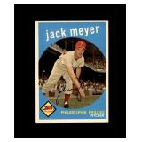 1959 Topps #269 Jack Meyer VG to VG-EX+