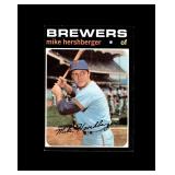 1971 Topps #149 Mike Hershberger EX to EX-MT+