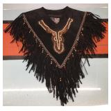 Fringe Poncho sz.M/L