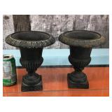 Cast iron urns