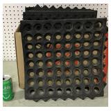 Interlocking rubber mats 15"x15" (12pcs)