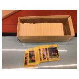 Box of baseball cards