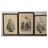 Antique Engraving/Etchings (3)