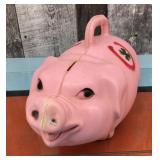 Plastic piggy bank