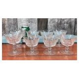 Crystal goblets