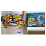Carnival Mechanical Shooting Gallery Tin Toy