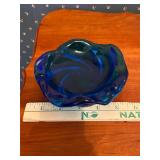 Fenton Blue Swirl Dish