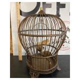 Ornate Brass Bird Cage