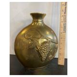 Heavy Brass Vase