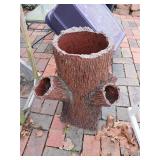 26ï¿½ Tall Clay Sewer Tile Tree Trunk