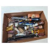 Box of Misc Tools / Screwdrivers