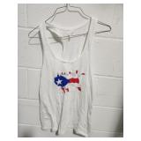 Buffalo Red White & Blue Tank Top Womens Large