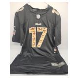 Josh Allen Salute to Service Black L NFL Jersey