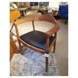 Leather and Wood Chair