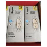 Light Almond 15A 125V Outlets 10 Pack (2)