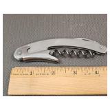 Corkscrew Single Blade Pocket Knife