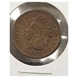 1891 Indian Head Penny