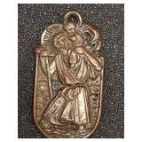 Vtg Saint Christopher Pendant