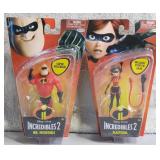 Pixar Incredibles 2 Mr Incredible and Elastigirl