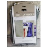 2 sets 4 TOTAL LYNK Vela Shelf Dividers