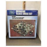 New Hdc Drinking Glass Chess Set